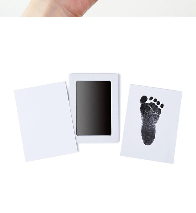 Baby footprint set Safe Non-Toxic Handprint Paw Print Infant Souvenirs NoTouch Skin For Newborn Cushion Ink Footprint Infant Toy