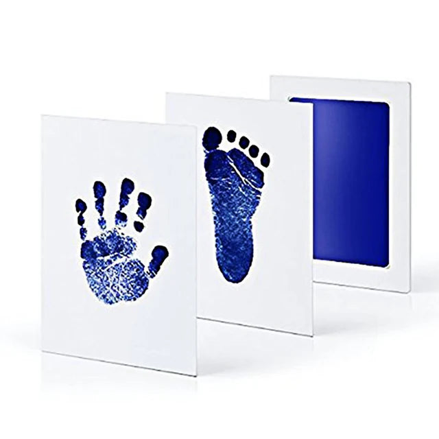 Baby footprint set Safe Non-Toxic Handprint Paw Print Infant Souvenirs NoTouch Skin For Newborn Cushion Ink Footprint Infant Toy