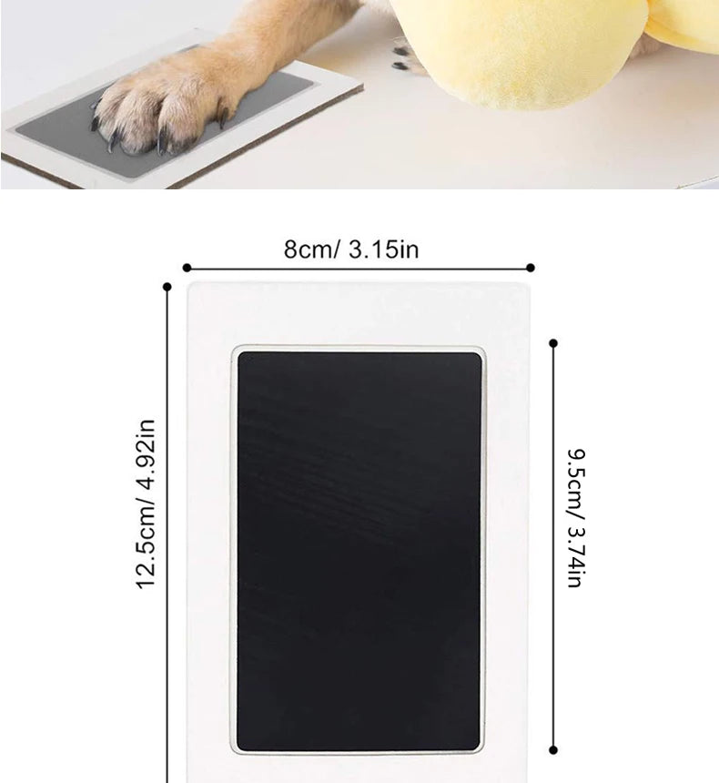 Baby footprint set Safe Non-Toxic Handprint Paw Print Infant Souvenirs NoTouch Skin For Newborn Cushion Ink Footprint Infant Toy