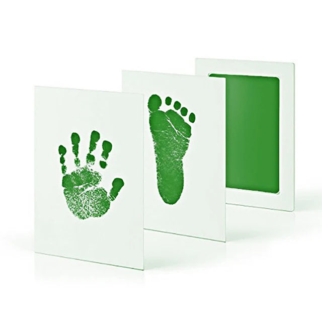 Baby footprint set Safe Non-Toxic Handprint Paw Print Infant Souvenirs NoTouch Skin For Newborn Cushion Ink Footprint Infant Toy