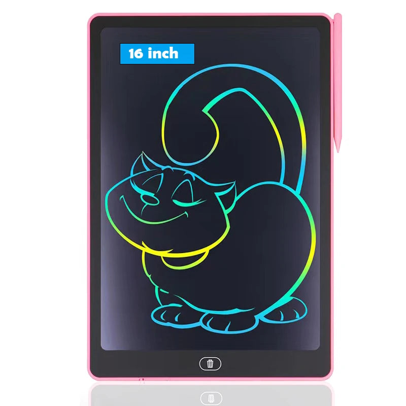 لوحة رسم إلكترونية Efes مقاس 8.5/10/12 بوصة للأطفال، لوحة رسم تعليمية بشاشة LCD وكتابة، ألعاب أطفال
