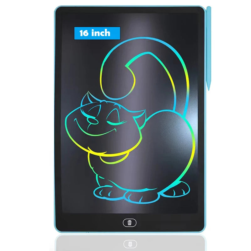لوحة رسم إلكترونية Efes مقاس 8.5/10/12 بوصة للأطفال، لوحة رسم تعليمية بشاشة LCD وكتابة، ألعاب أطفال
