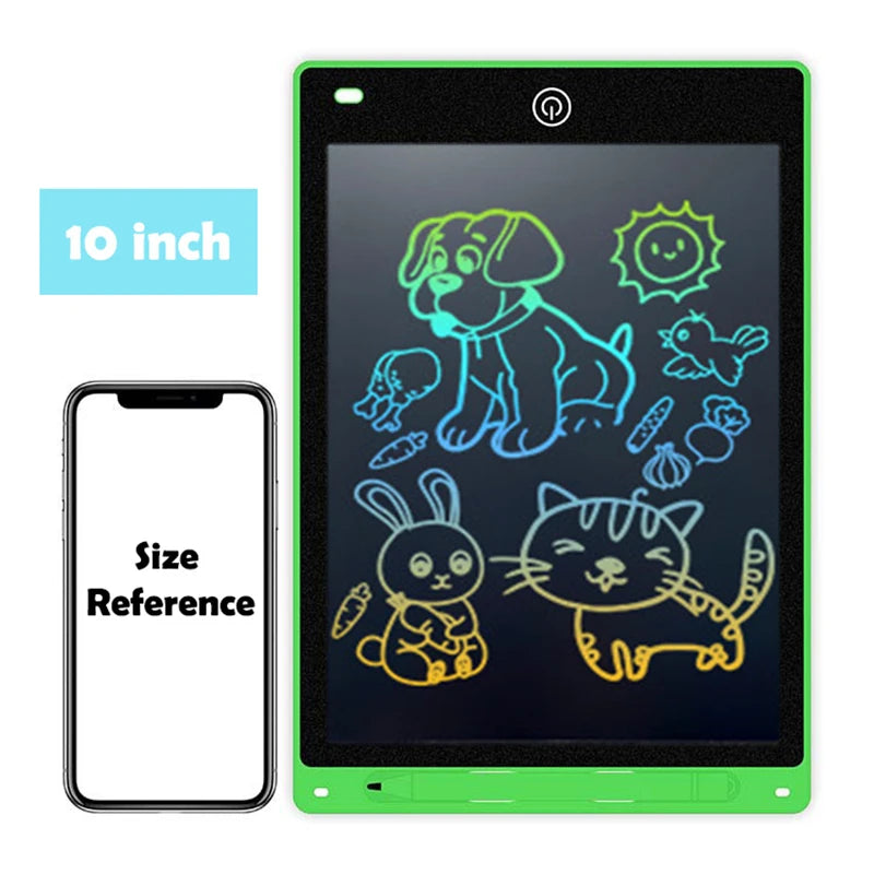 لوحة رسم إلكترونية Efes مقاس 8.5/10/12 بوصة للأطفال، لوحة رسم تعليمية بشاشة LCD وكتابة، ألعاب أطفال