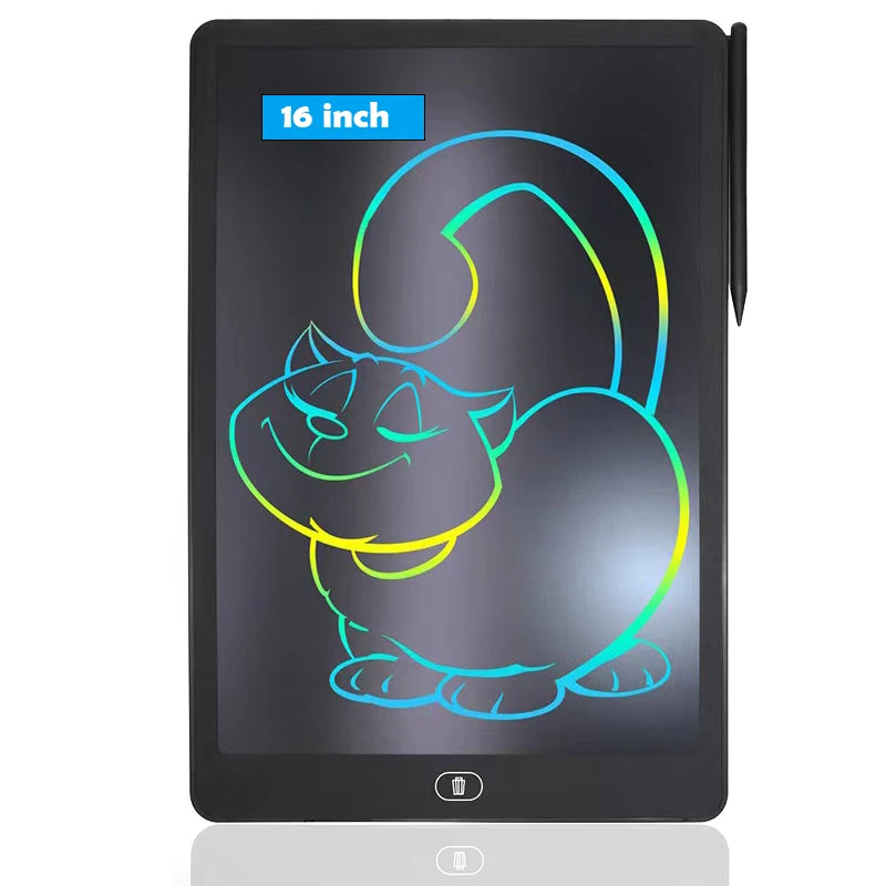 لوحة رسم إلكترونية Efes مقاس 8.5/10/12 بوصة للأطفال، لوحة رسم تعليمية بشاشة LCD وكتابة، ألعاب أطفال