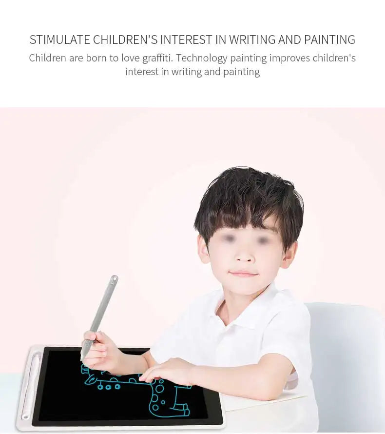 لوحة رسم إلكترونية Efes مقاس 8.5/10/12 بوصة للأطفال، لوحة رسم تعليمية بشاشة LCD وكتابة، ألعاب أطفال