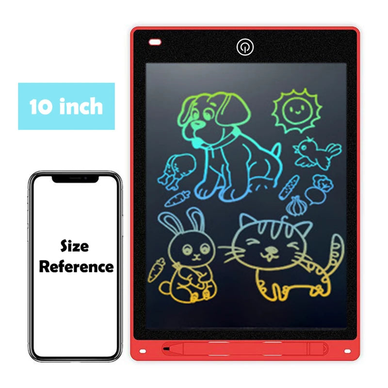 لوحة رسم إلكترونية Efes مقاس 8.5/10/12 بوصة للأطفال، لوحة رسم تعليمية بشاشة LCD وكتابة، ألعاب أطفال