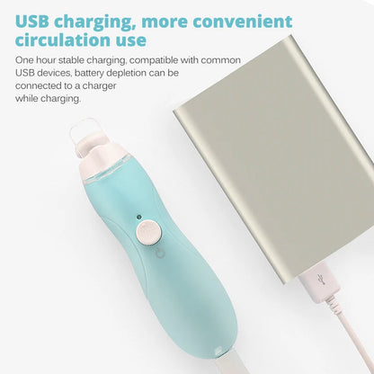 مقص أظافر كهربائي للأطفال مزود بشاحن USB ومقص أظافر للأطفال الرضع ومقص للعناية بالأظافر للأطفال وقص أظافر الأطفال ومقص