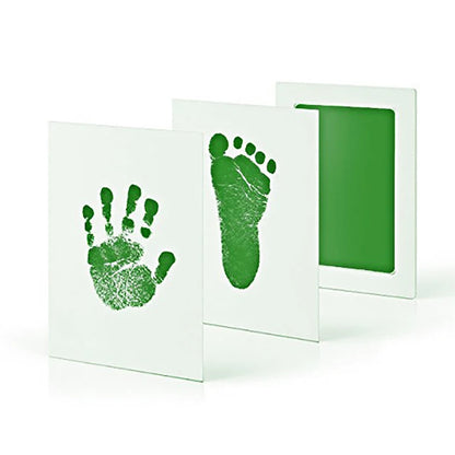 Baby footprint set Safe Non-Toxic Handprint Paw Print Infant Souvenirs NoTouch Skin For Newborn Cushion Ink Footprint Infant Toy