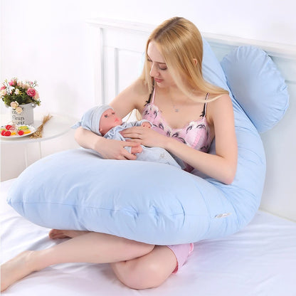 Pregnancy Pillow 130*70cm Sleeping Waist Pillow for Pregnant Women Nursing Pillow Breastfeeding Cushion for Women