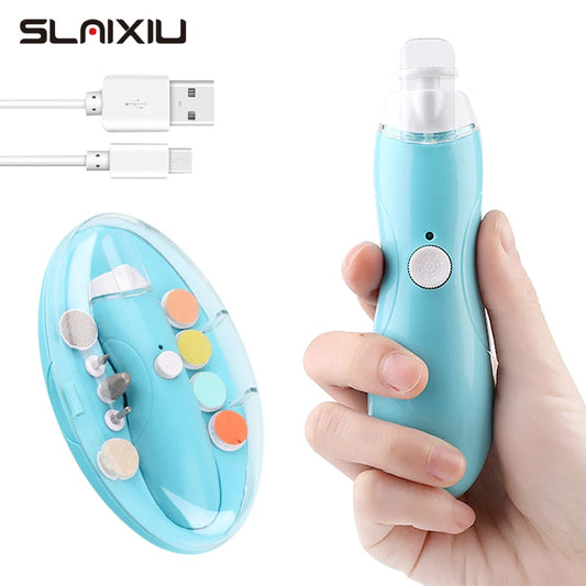 مقص أظافر كهربائي للأطفال مزود بشاحن USB ومقص أظافر للأطفال الرضع ومقص للعناية بالأظافر للأطفال وقص أظافر الأطفال ومقص