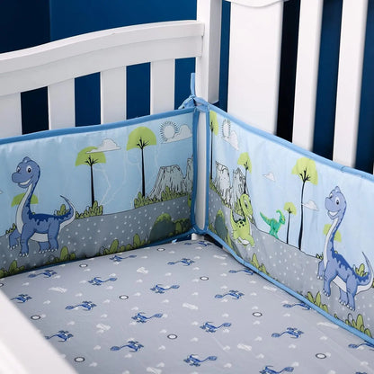 4M Baby Crib Fence Cotton Bed Protection Railing Thicken Bumper 4-in-1 Crib Around Crash Guardrail Baby Room Decor