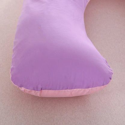 Pregnant Pillow Case Maternity Pillow Case Pure Cotton Cover Multifunction U-shape for Pregnant Women
