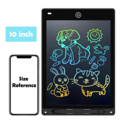 لوحة رسم إلكترونية Efes مقاس 8.5/10/12 بوصة للأطفال، لوحة رسم تعليمية بشاشة LCD وكتابة، ألعاب أطفال