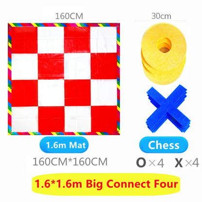 Gobang Outdoor Games Sport Toys Tic Tac Toe Relay Race Backgammon Team Building Teamwork Speed Intellectual Kids Family