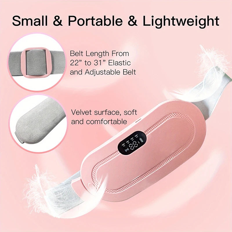 Smart Warm Palace Belt Menstrual Heating Pad Massager Portable Vibration Massager for women Belly Relieve Pain Heated belt USB