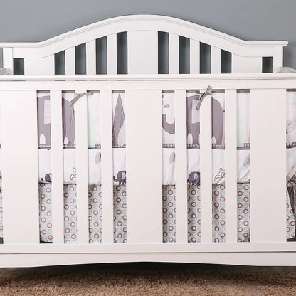 4M Baby Crib Fence Cotton Bed Protection Railing Thicken Bumper 4-in-1 Crib Around Crash Guardrail Baby Room Decor