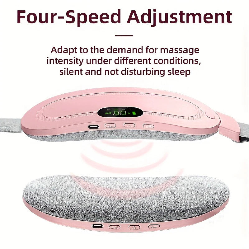 Smart Warm Palace Belt Menstrual Heating Pad Massager Portable Vibration Massager for women Belly Relieve Pain Heated belt USB