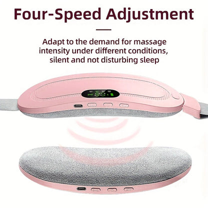 Smart Warm Palace Belt Menstrual Heating Pad Massager Portable Vibration Massager for women Belly Relieve Pain Heated belt USB