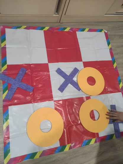 Gobang Outdoor Games Sport Toys Tic Tac Toe Relay Race Backgammon Team Building Teamwork Speed Intellectual Kids Family
