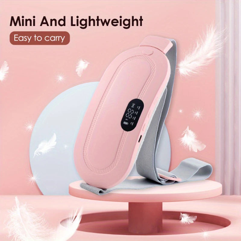 Smart Warm Palace Belt Menstrual Heating Pad Massager Portable Vibration Massager for women Belly Relieve Pain Heated belt USB