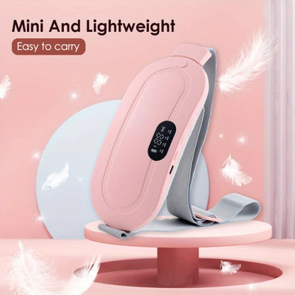 Smart Warm Palace Belt Menstrual Heating Pad Massager Portable Vibration Massager for women Belly Relieve Pain Heated belt USB