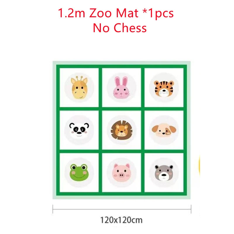Gobang Outdoor Games Sport Toys Tic Tac Toe Relay Race Backgammon Team Building Teamwork Speed Intellectual Kids Family