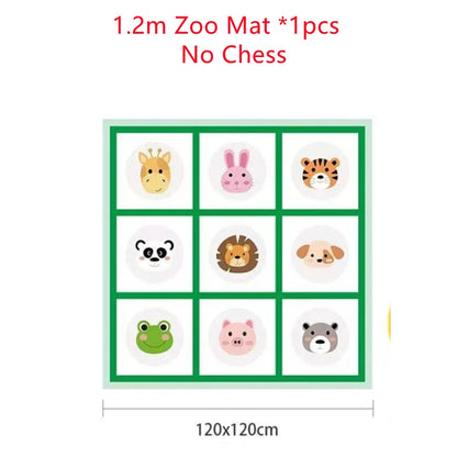 Gobang Outdoor Games Sport Toys Tic Tac Toe Relay Race Backgammon Team Building Teamwork Speed Intellectual Kids Family