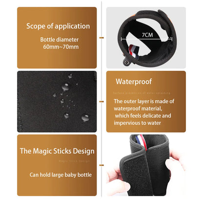 Portable USB Bottle Warmer Travel Milk Heat Keeper Car Baby Bottle Warmer Bottle Heating Bag for Breastmilk and Formula with USB