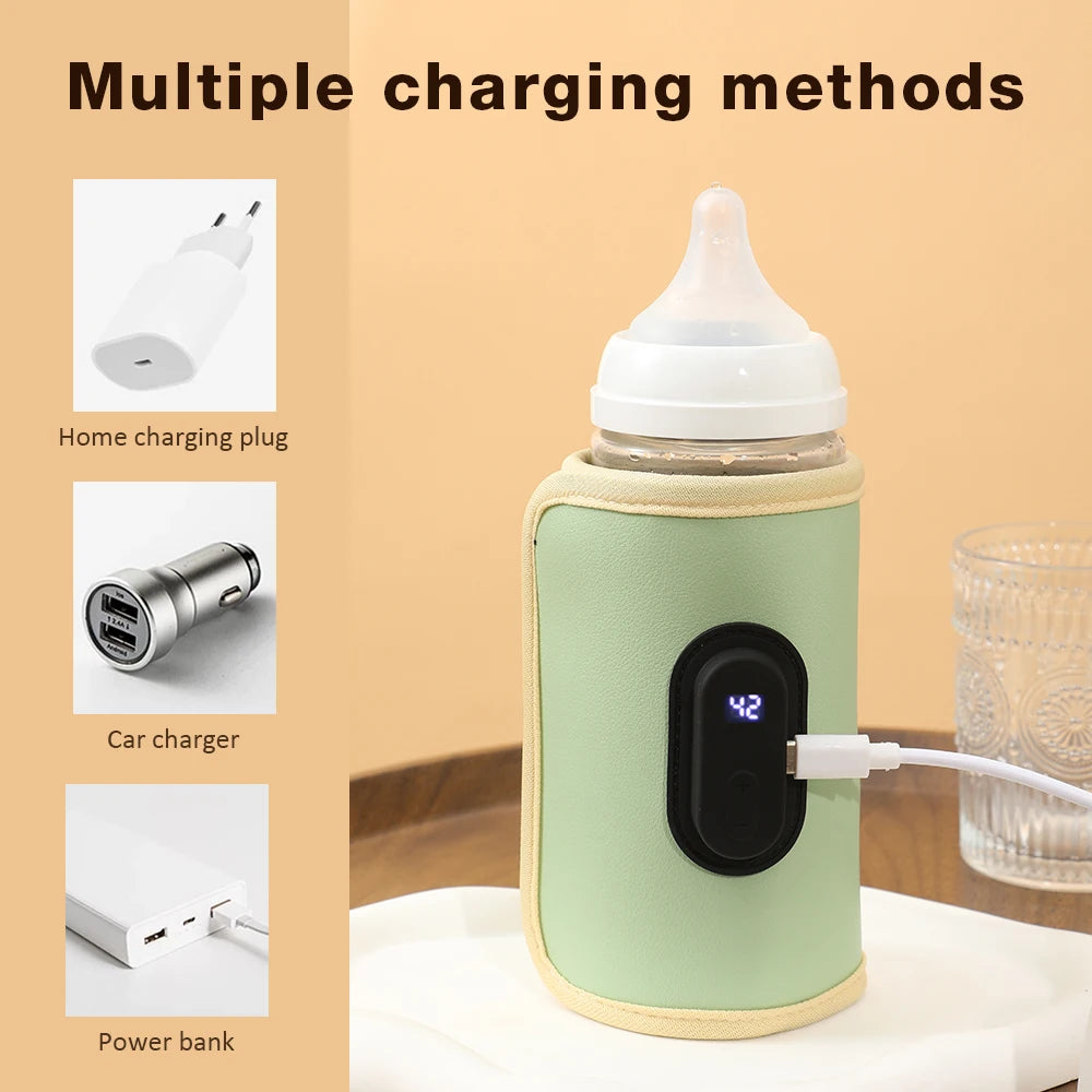 Portable Baby Milk Bottle Thermal Bag Insulation Sleeve Nursing Bottle Heater Milk Bottle Warmer Bag Heat Keeper For Traveling