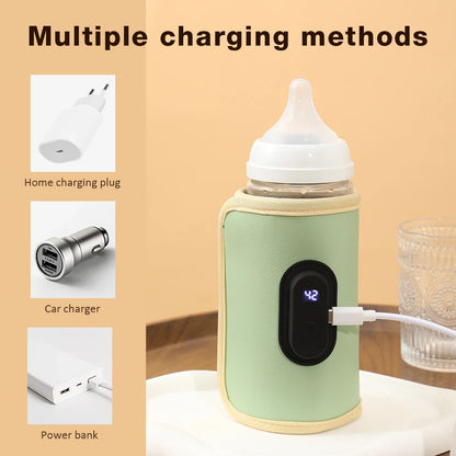 Portable Baby Milk Bottle Thermal Bag Insulation Sleeve Nursing Bottle Heater Milk Bottle Warmer Bag Heat Keeper For Traveling