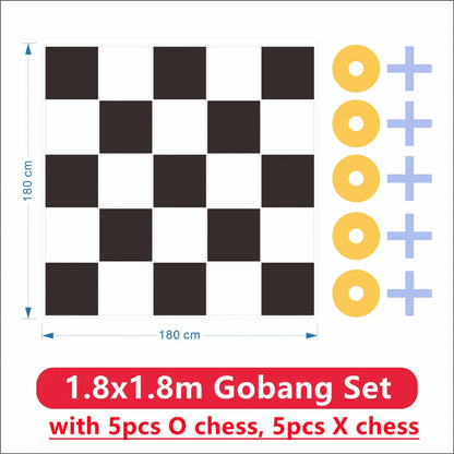 Gobang Outdoor Games Sport Toys Tic Tac Toe Relay Race Backgammon Team Building Teamwork Speed Intellectual Kids Family