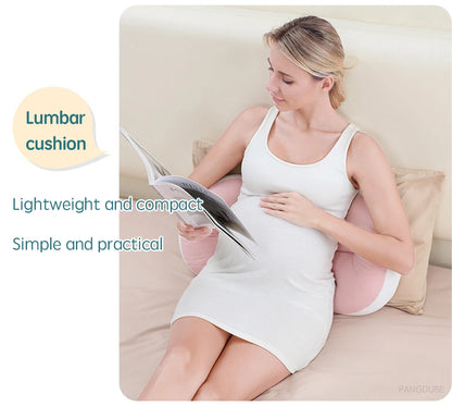 PANGDUBE Pregnancy Waist Support Pillow for Pregnant Women Sleeping Body Pillow Care for Pregnancy Cushion Adjustable Length