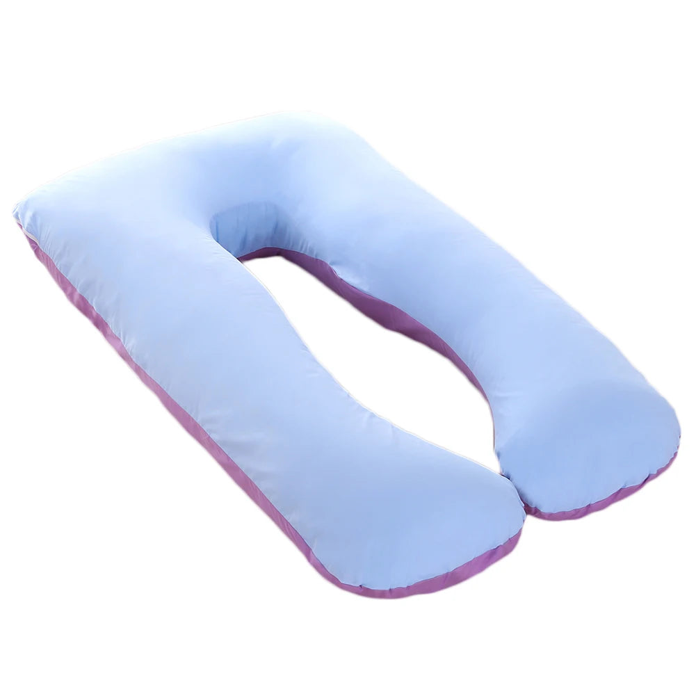 Pregnant Pillow Case Maternity Pillow Case Pure Cotton Cover Multifunction U-shape for Pregnant Women