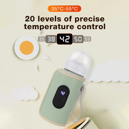 Portable Baby Milk Bottle Thermal Bag Insulation Sleeve Nursing Bottle Heater Milk Bottle Warmer Bag Heat Keeper For Traveling
