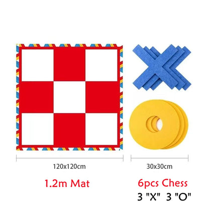 Gobang Outdoor Games Sport Toys Tic Tac Toe Relay Race Backgammon Team Building Teamwork Speed Intellectual Kids Family