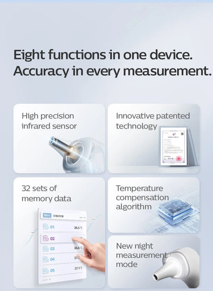 PHILIPS AVENT ear thermometer forehead thermometer two-in-one Infrared thermometer Infant/adult temperature measurement