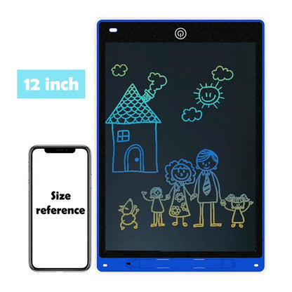 لوحة رسم إلكترونية Efes مقاس 8.5/10/12 بوصة للأطفال، لوحة رسم تعليمية بشاشة LCD وكتابة، ألعاب أطفال