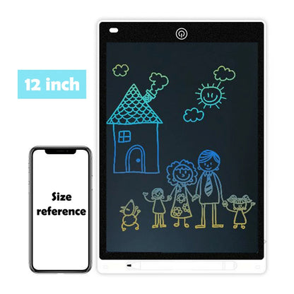 لوحة رسم إلكترونية Efes مقاس 8.5/10/12 بوصة للأطفال، لوحة رسم تعليمية بشاشة LCD وكتابة، ألعاب أطفال