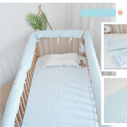 Cartoon Baby Anti-collision Guardrail Soft Wrapping Edge High-quality Cotton Children Bed Bumper Boys Girls Universal Bedding