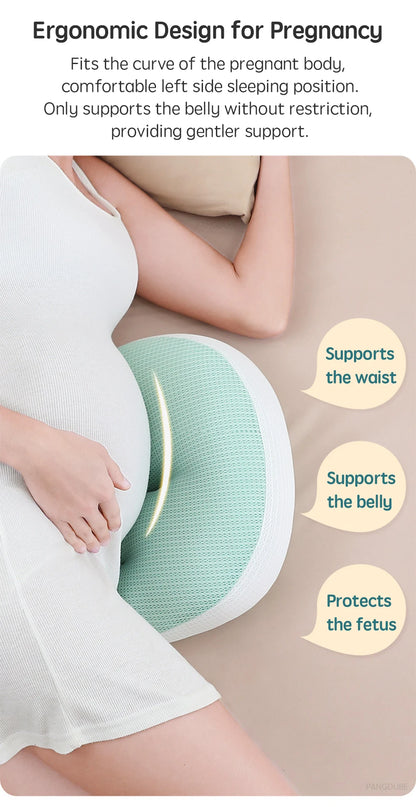 PANGDUBE Pregnancy Waist Support Pillow for Pregnant Women Sleeping Body Pillow Care for Pregnancy Cushion Adjustable Length