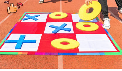 Gobang Outdoor Games Sport Toys Tic Tac Toe Relay Race Backgammon Team Building Teamwork Speed Intellectual Kids Family