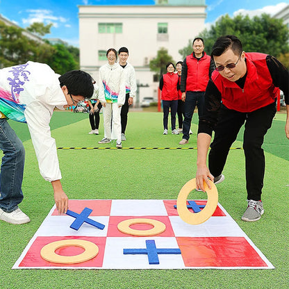 Gobang Outdoor Games Sport Toys Tic Tac Toe Relay Race Backgammon Team Building Teamwork Speed Intellectual Kids Family