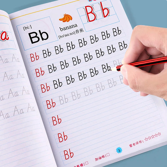 كتاب تمارين اللغة الإنجليزية للبيع الساخن، تعلم الكتابة باللغة الإنجليزية، للأطفال في رياض الأطفال، كتاب تدريبات الخط العربي