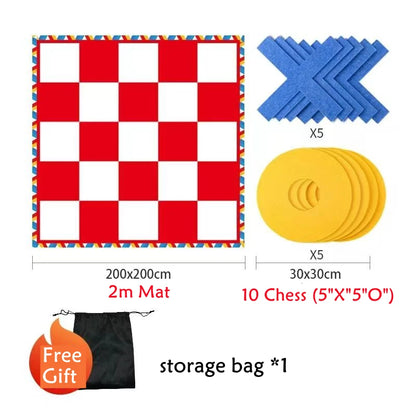 Gobang Outdoor Games Sport Toys Tic Tac Toe Relay Race Backgammon Team Building Teamwork Speed Intellectual Kids Family