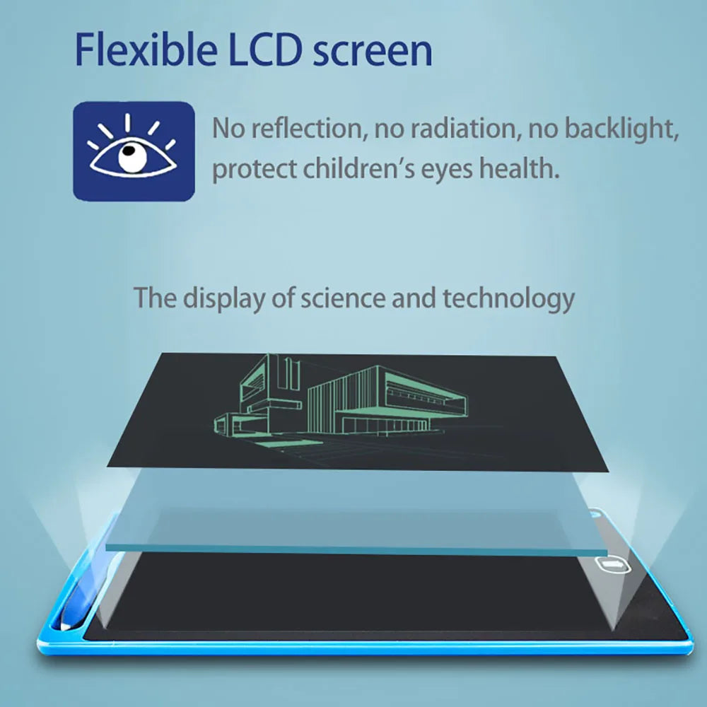 لوحة رسم LCD مقاس 6.5/8.5 بوصة، ألعاب أطفال لأعياد الميلاد وعيد الشكر والهالوين وعيد الفصح وهدايا الكريسماس