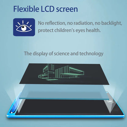 لوحة رسم LCD مقاس 6.5/8.5 بوصة، ألعاب أطفال لأعياد الميلاد وعيد الشكر والهالوين وعيد الفصح وهدايا الكريسماس