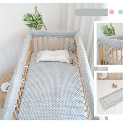Cartoon Baby Anti-collision Guardrail Soft Wrapping Edge High-quality Cotton Children Bed Bumper Boys Girls Universal Bedding