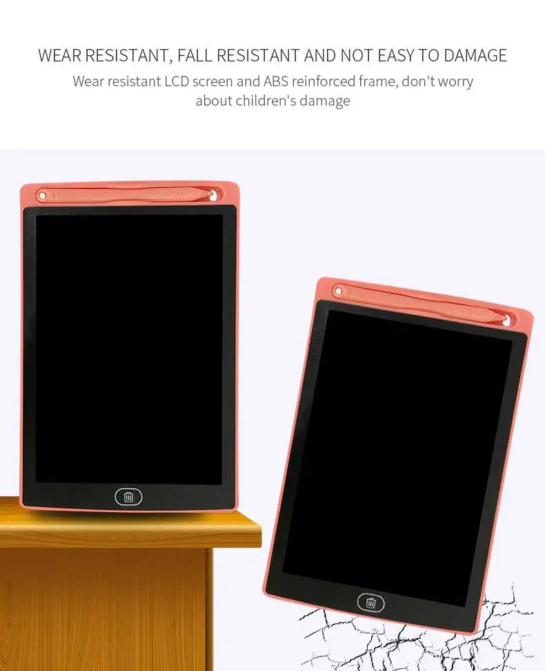لوحة رسم إلكترونية Efes مقاس 8.5/10/12 بوصة للأطفال، لوحة رسم تعليمية بشاشة LCD وكتابة، ألعاب أطفال