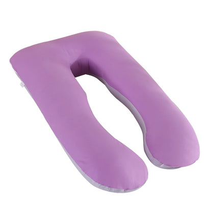 Pregnant Pillow Case Maternity Pillow Case Pure Cotton Cover Multifunction U-shape for Pregnant Women
