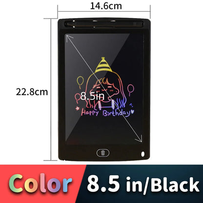 8.5/10/12/16 بوصة شاشة LCD لوحة الرسم للأطفال أدوات الرسم الإلكترونية لوحة الكتابة الأولاد ألعاب تعليمية للأطفال هدايا